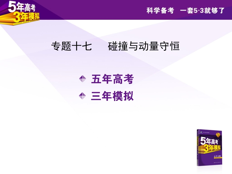 专题十七碰撞与动量守恒_第2页