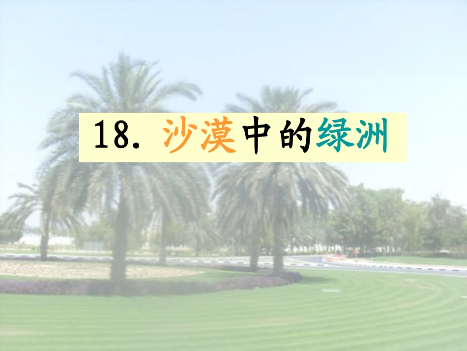 沙漠中的绿洲 (2)_第1页