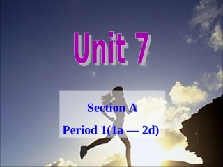人教版九年级英语unit7SectionA-1