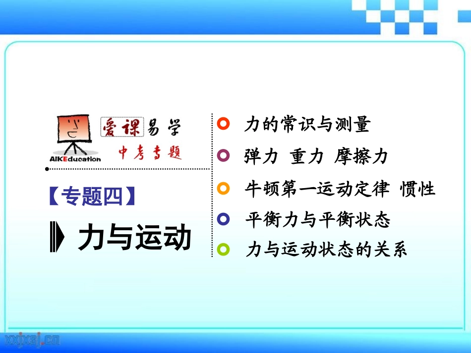 力与运动(5--6单元）_第1页