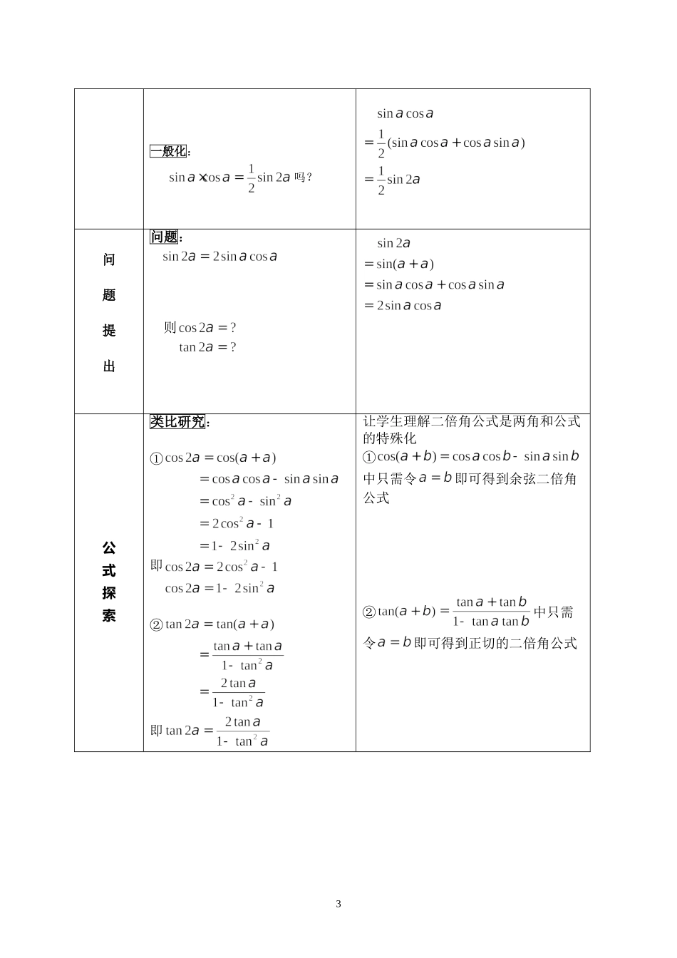 二倍角公式________(教学设计)_第3页