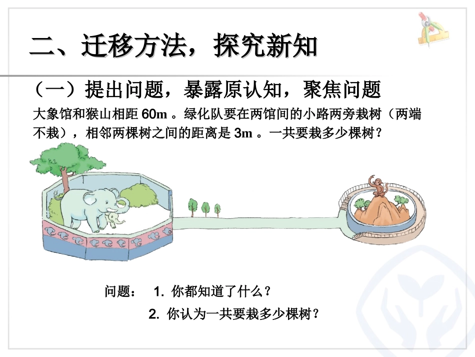 植树问题例2（两头不种、一头种）_第3页
