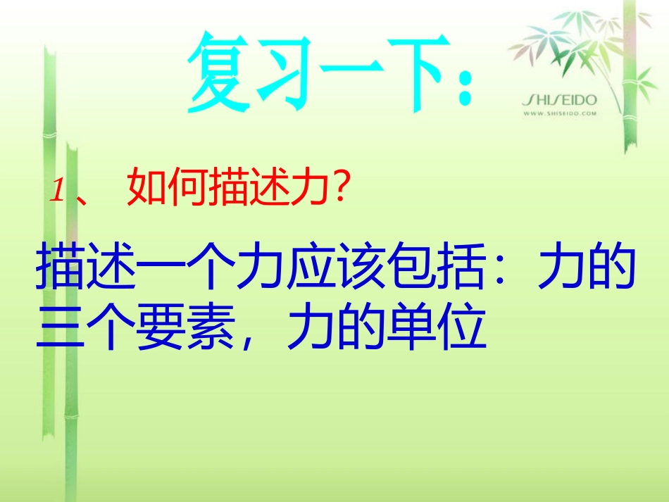 沪科版八年级物理第七章第二节：力的合成_第1页