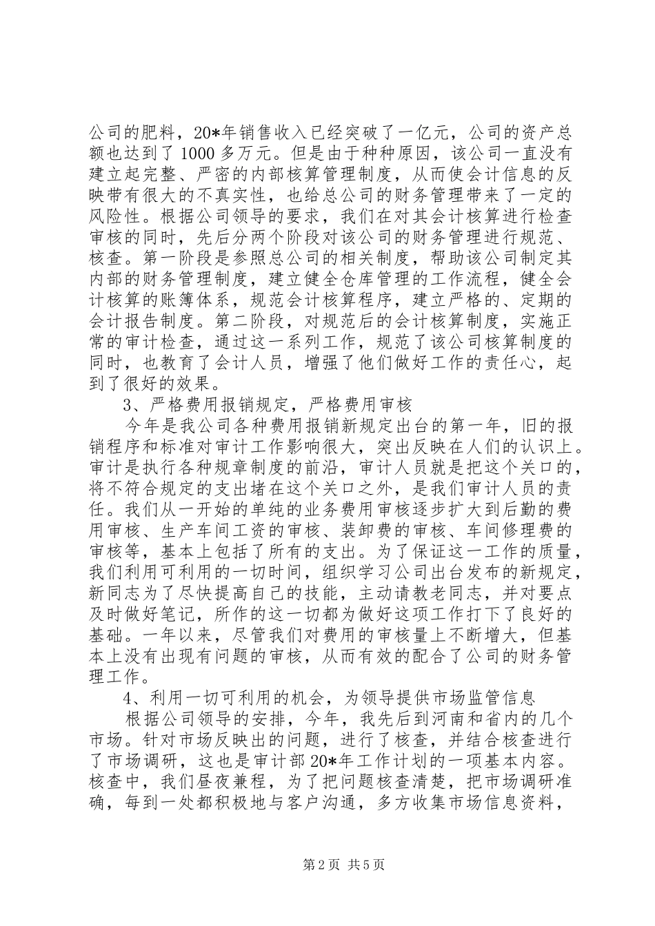 审计局审计纪律述职报告_第2页