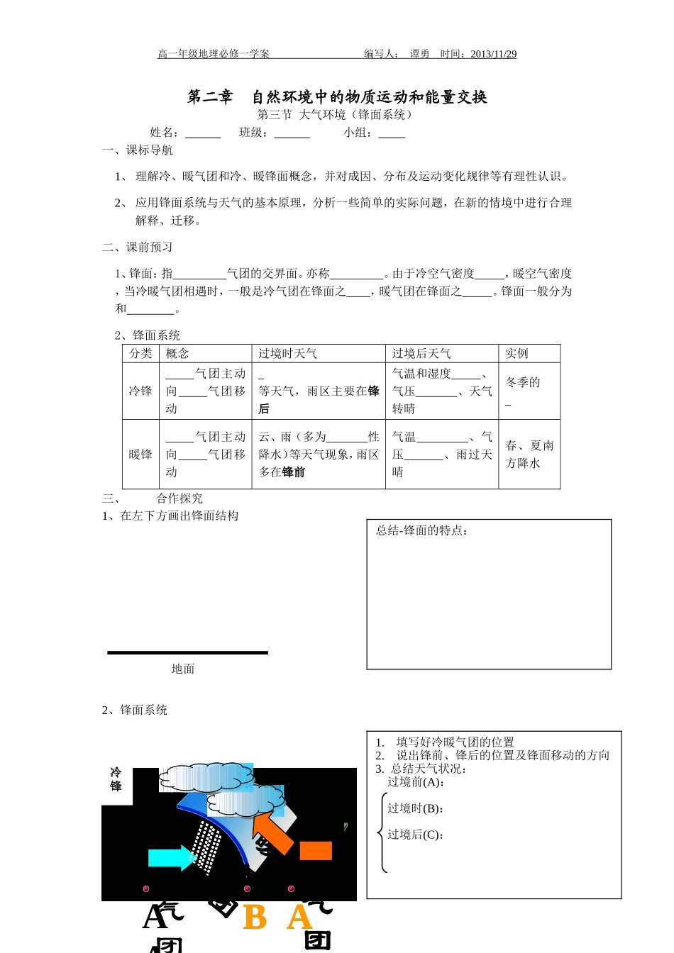 金盆杯-常见天气系统_第1页
