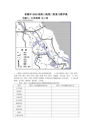 二轮江苏长三角上海专题[1]