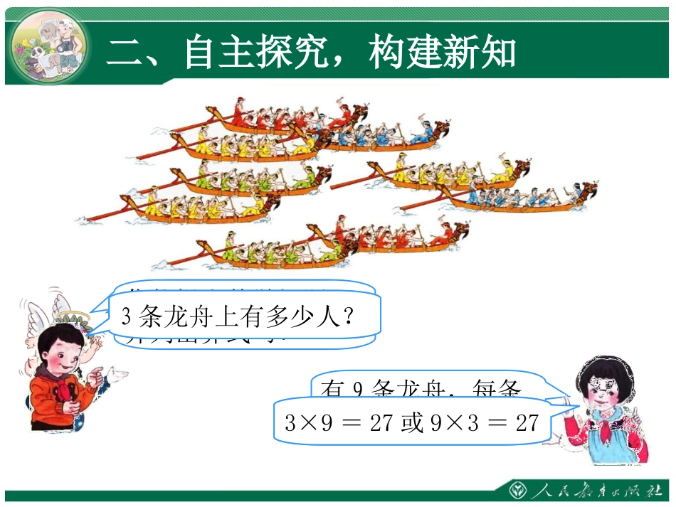 小学数学二年级9的乘法口诀_第3页