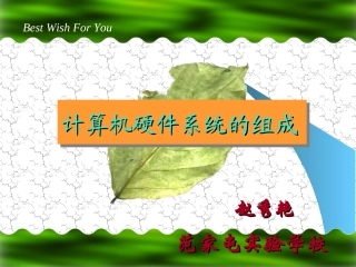 计算机硬件系统的组成