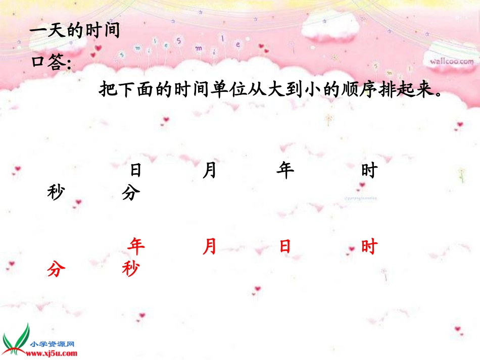 北师大版数学三年级上册《一天的时间》课件_第3页