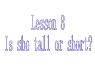 小学六年级上unit8课件