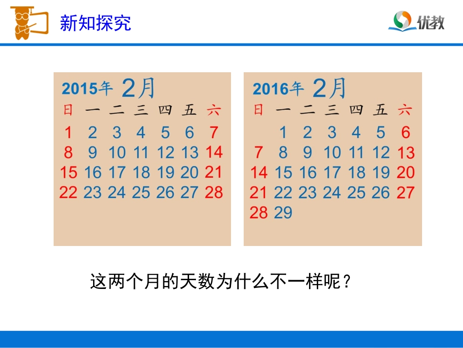 《平年和闰年》教学课件_第3页