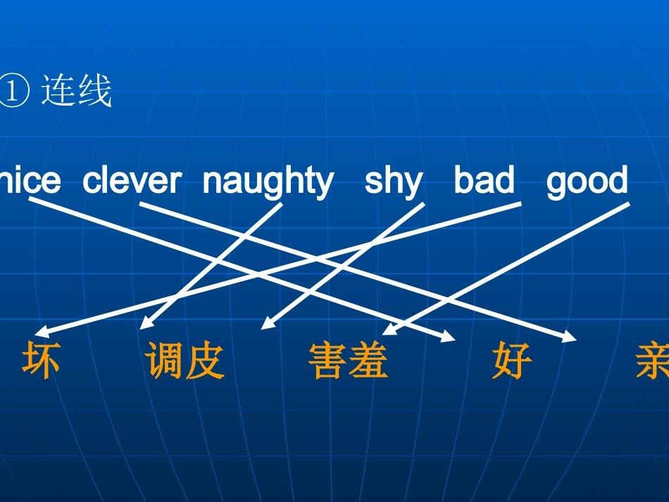 四年级下册M1词汇练习_第3页