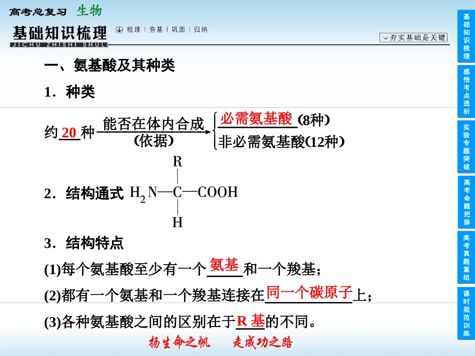 2013高中生物一轮复习课件(人教版)1-2-2_第3页