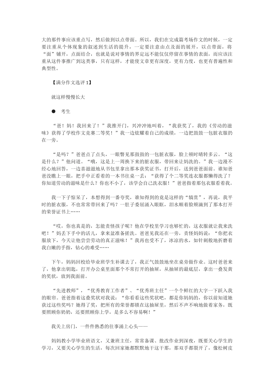 南通中考满分作文2012_第2页