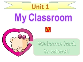 小学英语人教版四年级上册Unit1PartALet'slearnlet'sdo课件