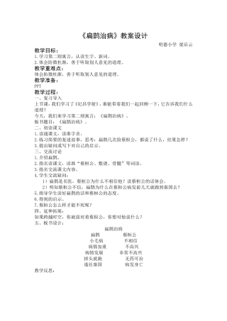 扁鹊治病公开课