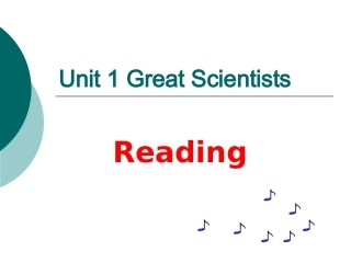 必修5Unit1Reading(阅读）