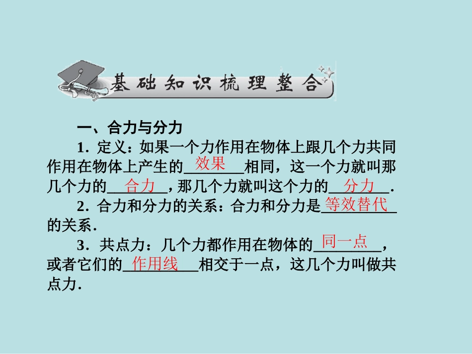 力的合成与分解 (2)_第2页