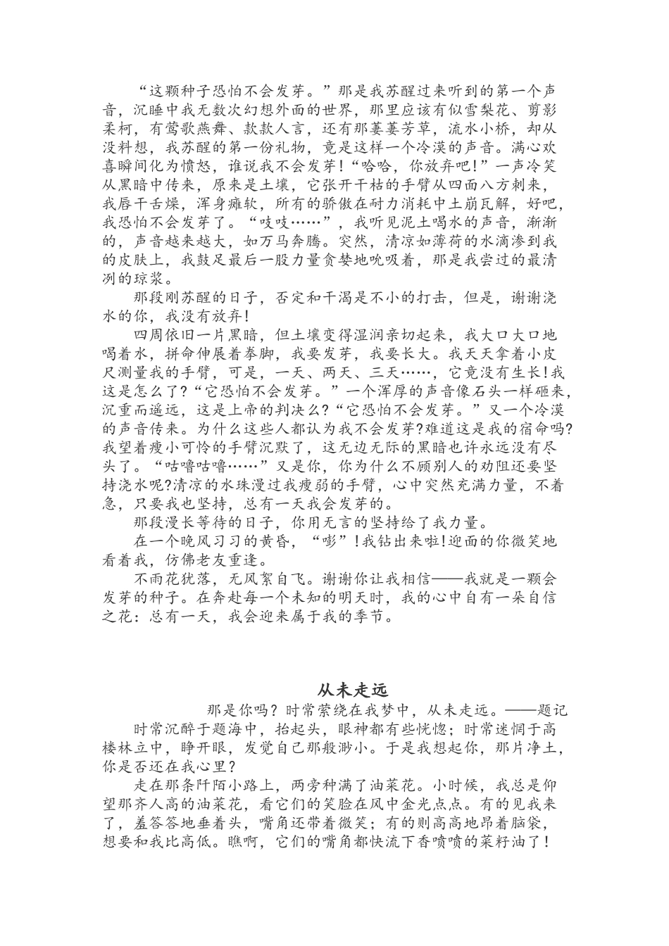 优美散文欣赏1_第2页