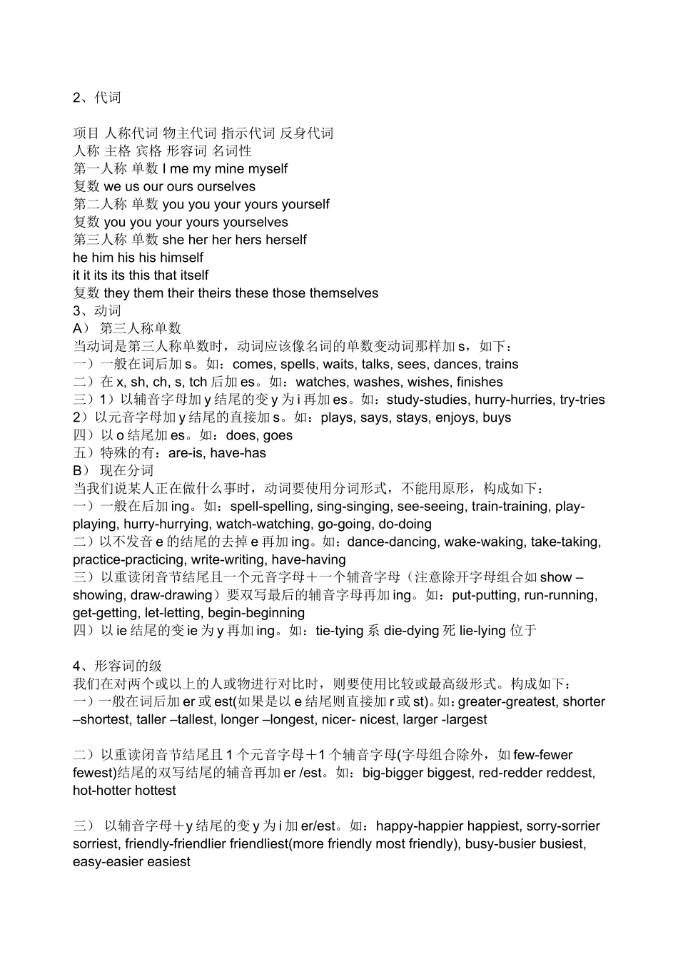 初一英语语法_第2页