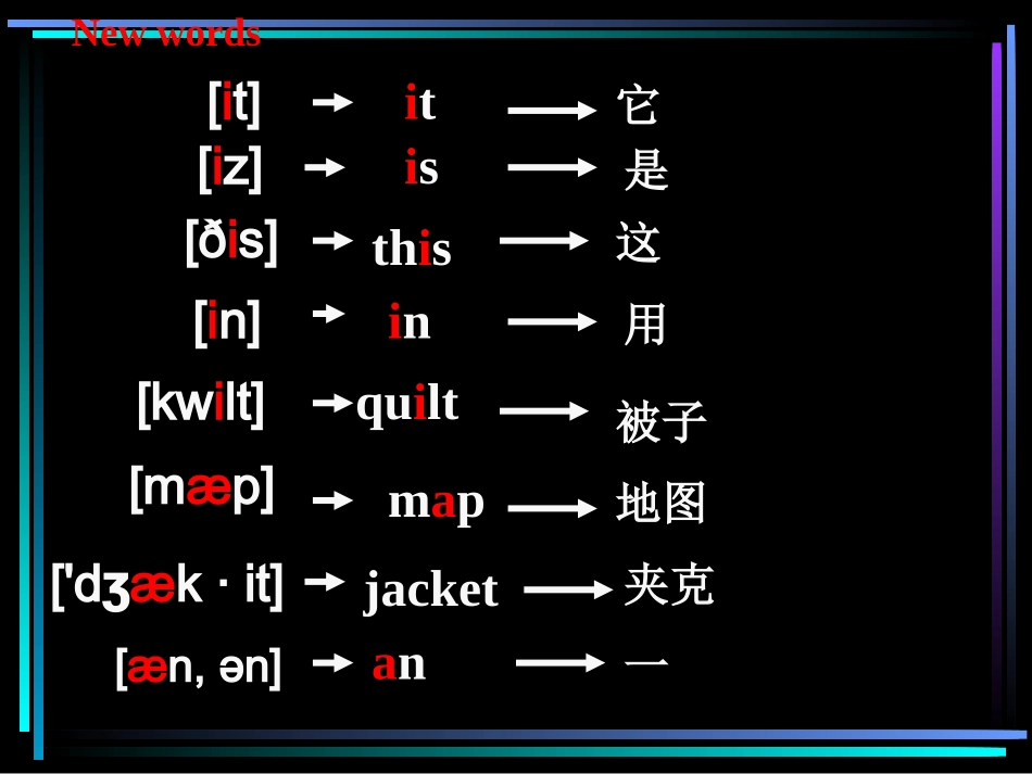 2012年新版_Starter_Unit2_What's_this_in_English_第3页