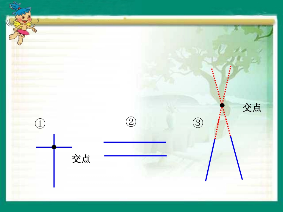 数学四年级上册《平行和相交(一)》课件_第3页