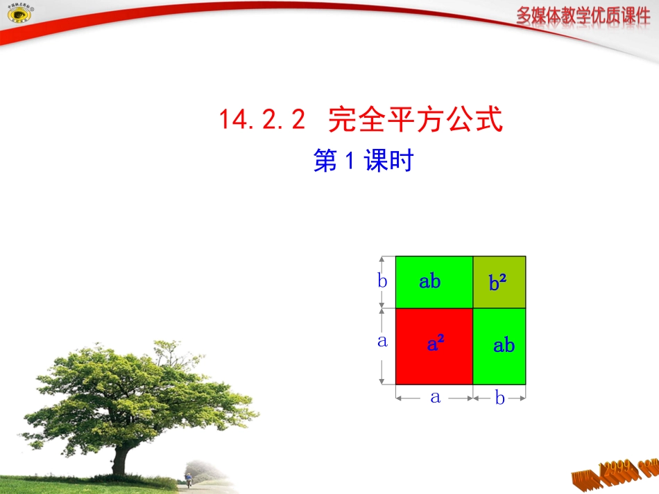 完全平方公式第课时课件_第1页