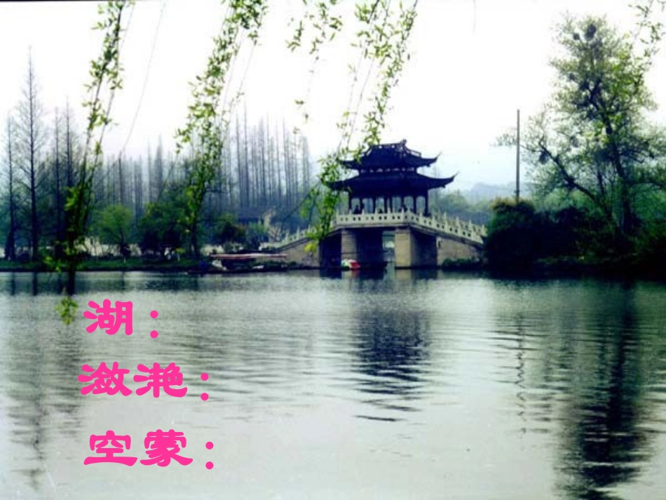 《饮湖上初晴后雨》实用教学课件_第2页