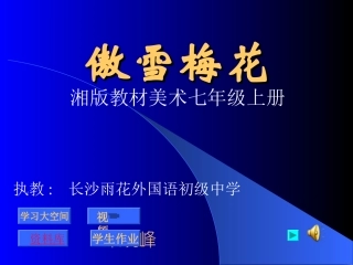 傲雪梅花一、二