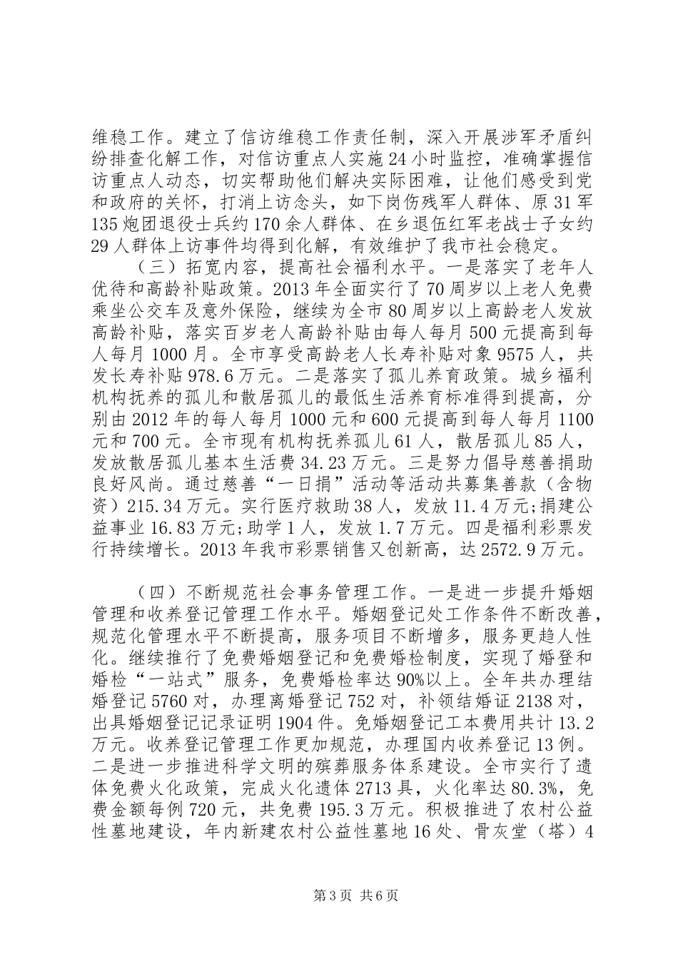 民政局领导干部述职述廉报告_第3页