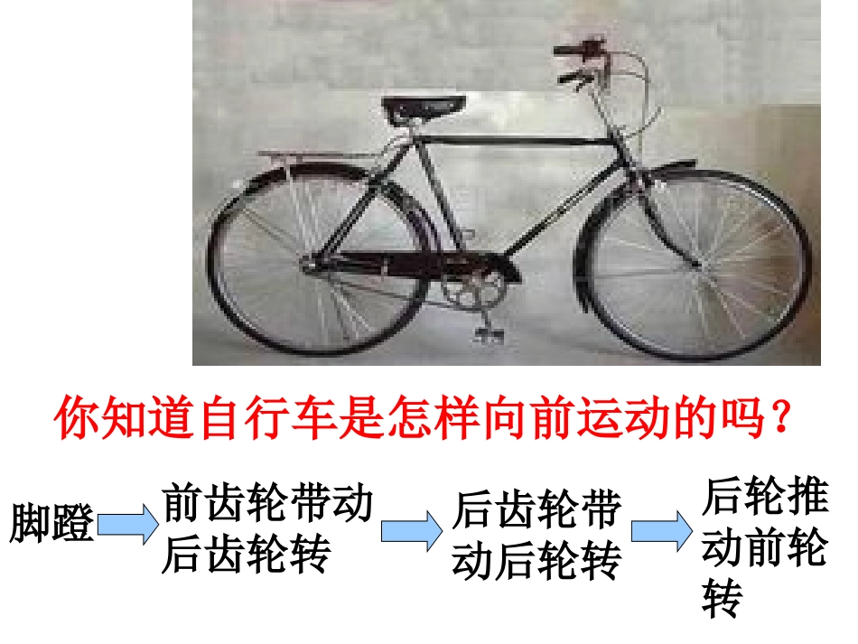 人教版小学数学六年级下册第12册《自行车里的数学》教学参考课件_第3页