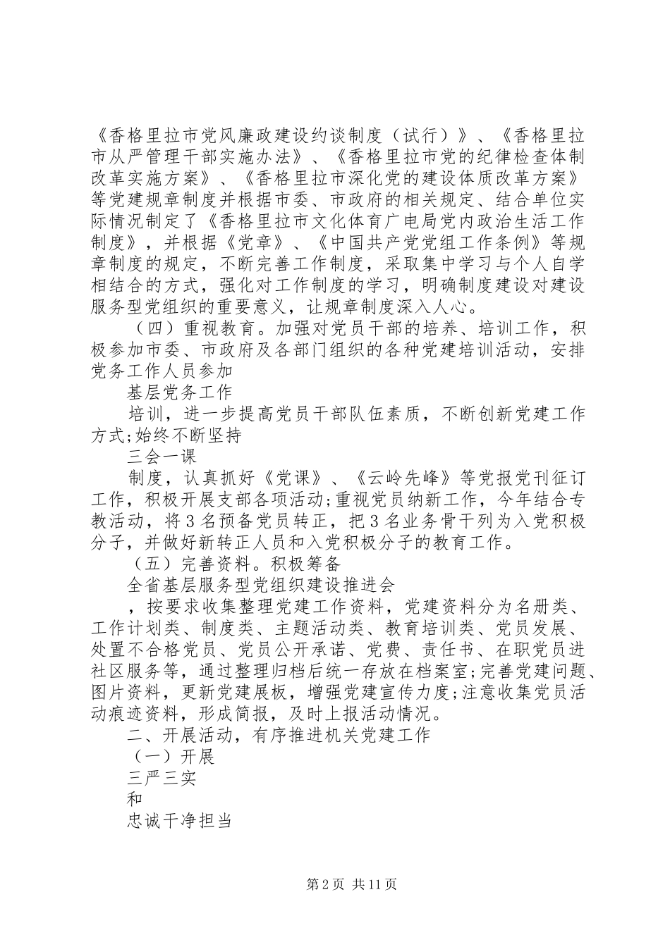 XX年度党建工作专项述职报告_第2页