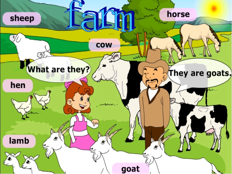 四年级英语下册Unit6AtaFarm第二课时课件_第3页