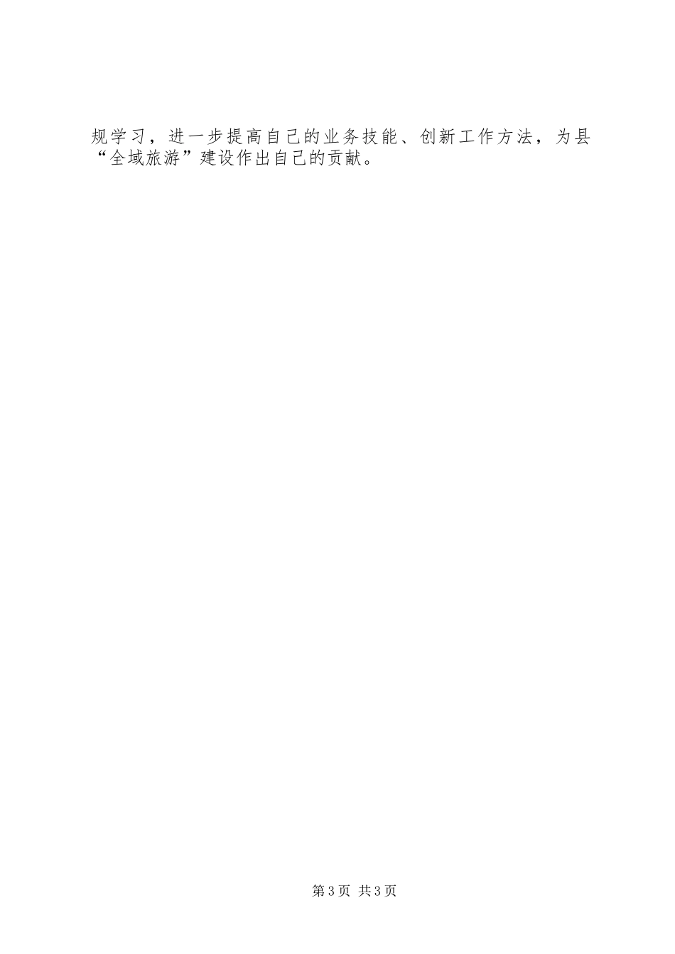 旅游局副局长XX年述职报告_第3页