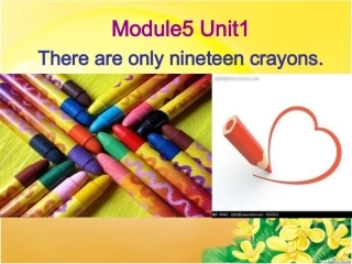 五年级上Therearenineteencrayons课件