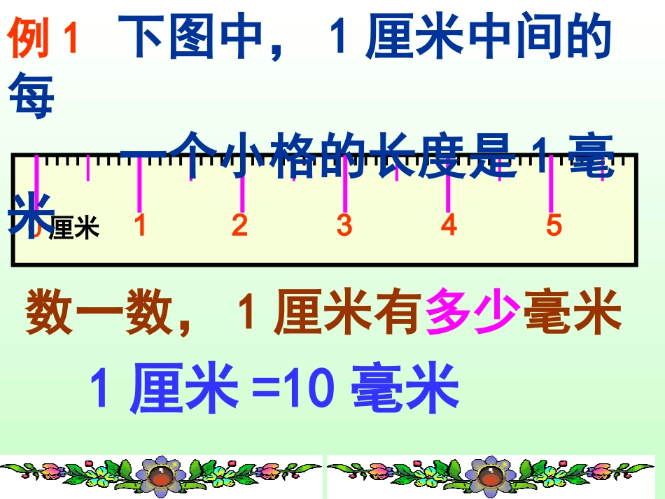 人教版小学数学三年级上册第一单元《毫米+分米的认识》课件[1]_第2页