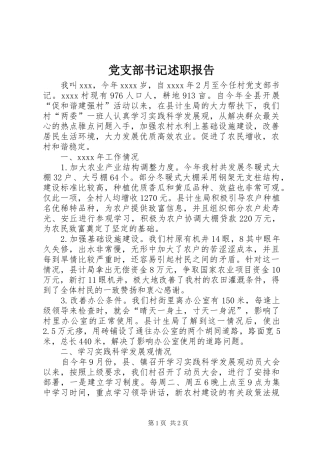 党支部书记述职报告 (31)