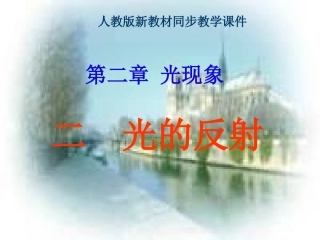 人教版《22光的反射》课件 (2)
