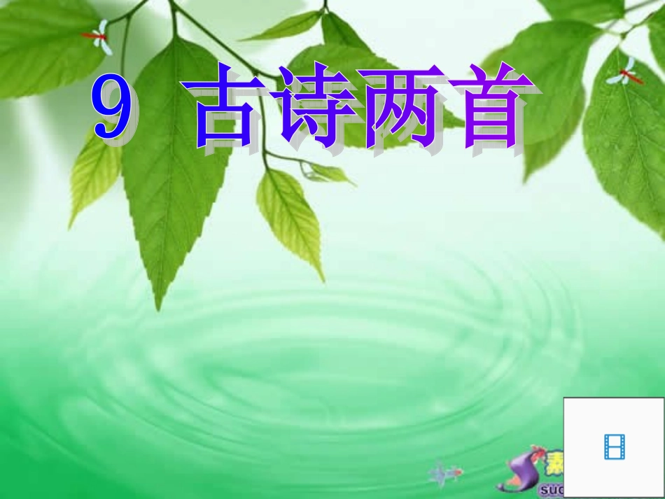 古诗两首《夜书所见》《九月九日忆山东兄弟》 (3)_第1页