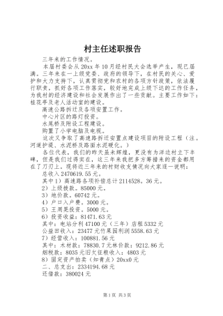 村主任述职报告 (27)