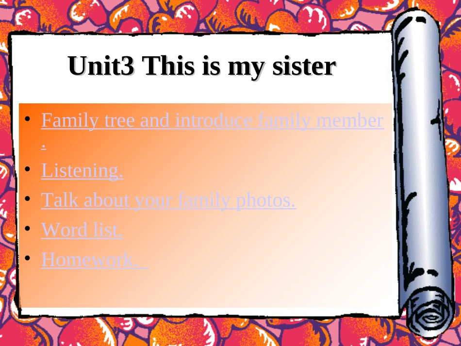 初中七年级英语课件This_is_my_sister_第2页