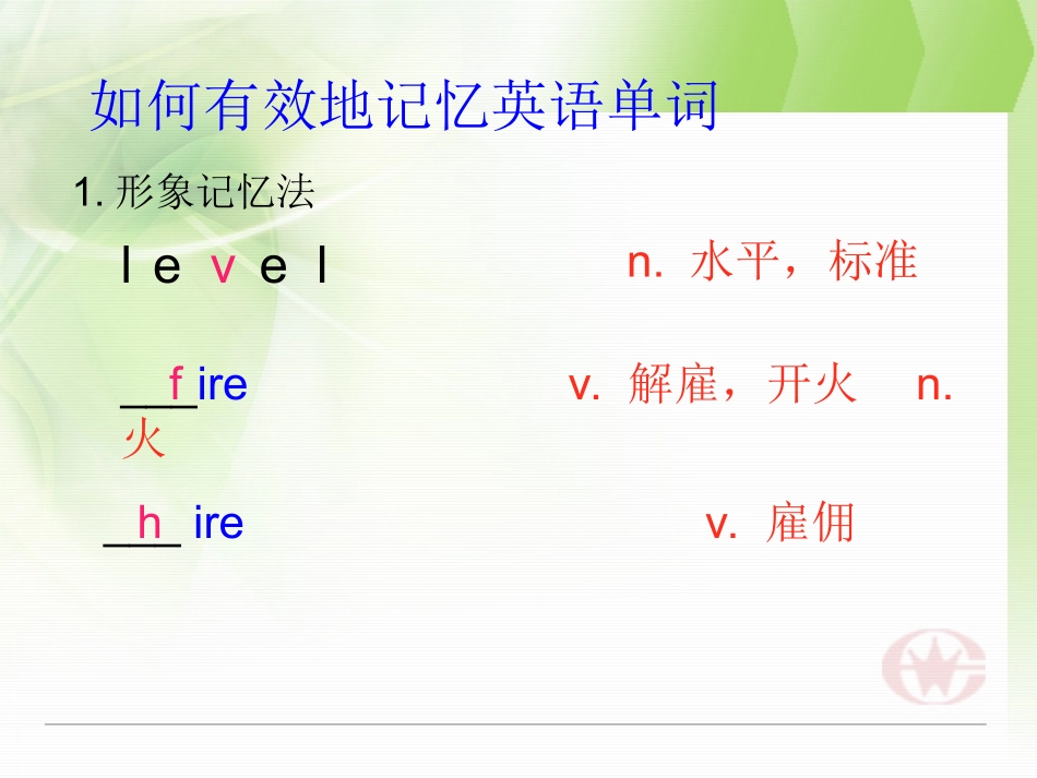 如何有效地记忆单词_第1页