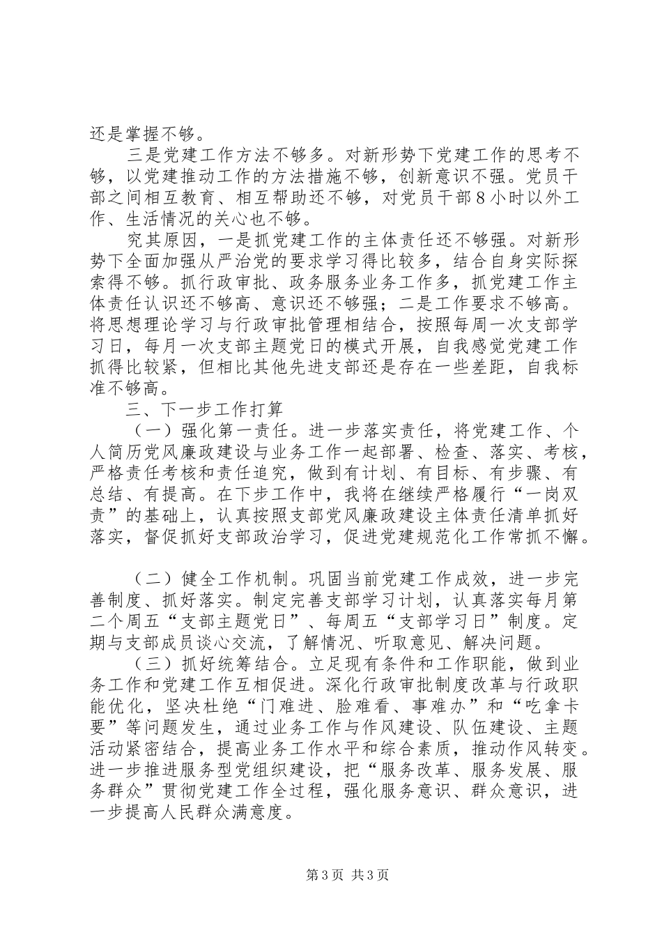 审批办党支部述职报告_第3页