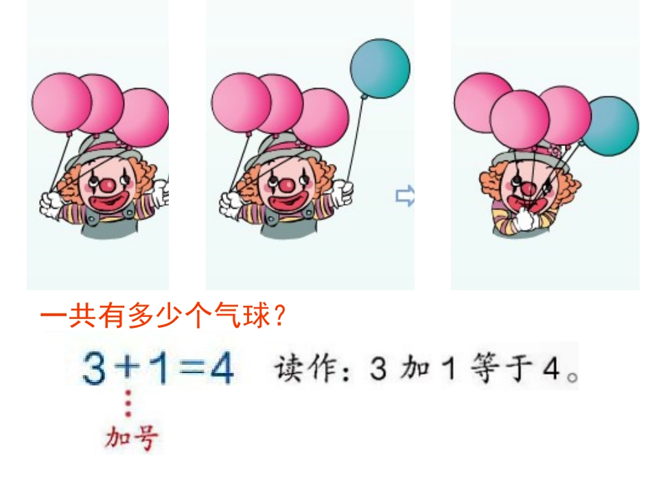 一年级上册《1-5的加法》课件1_第3页