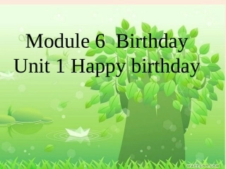 三年级happybirthday课件