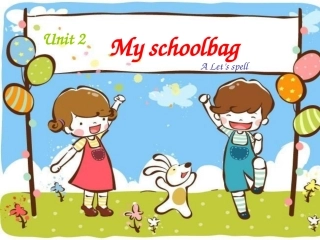 新版四年级英语上册Unit2A_Let's_spell