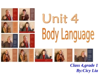 高一英语必修4_Unit_4_body_language_课件