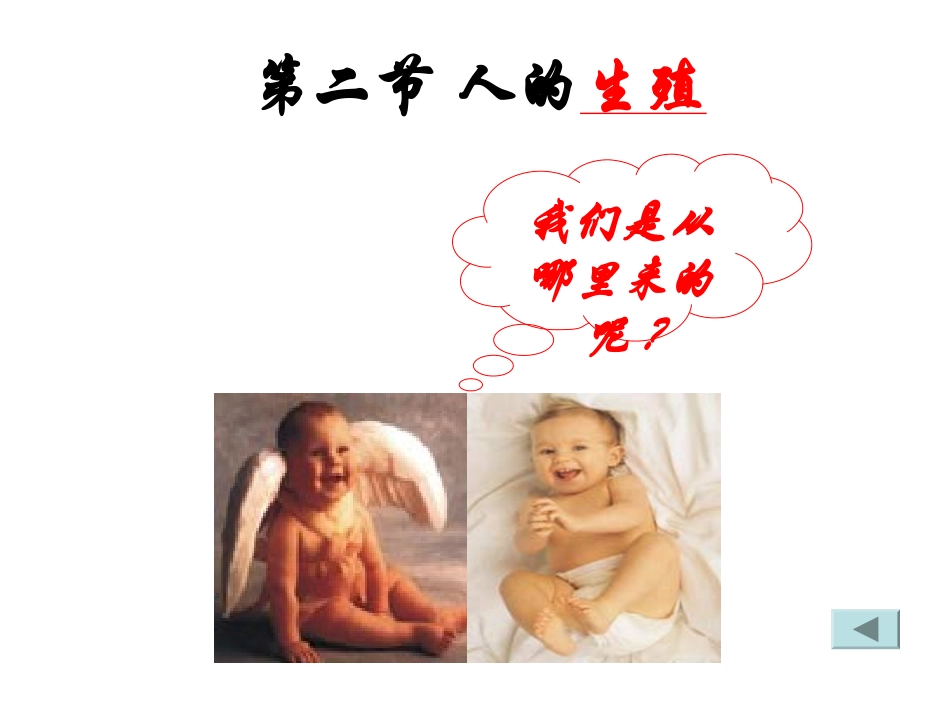 微课件《人的生殖》_第1页