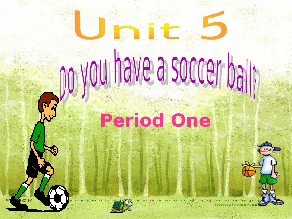 新目标英语七年级上册第五单元SectionA课件_第1页