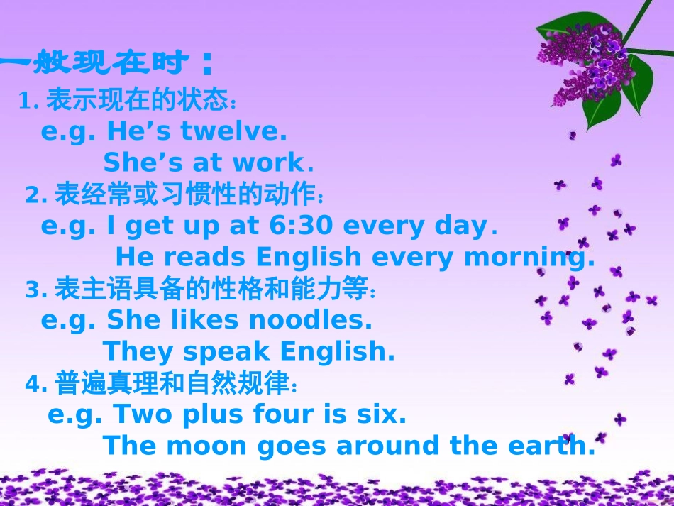 一般现在时的PPT_第2页